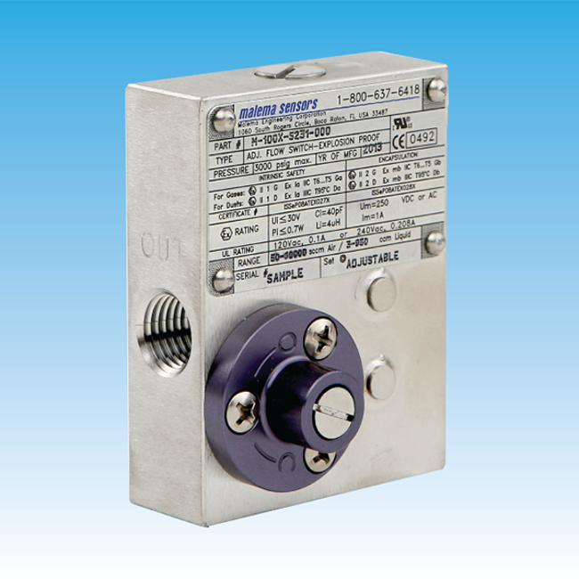 Picture of M-100X Series Explosion Proof Adjustable Flow Switches